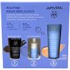 Apivita - Pro Aqua Beelicious Kit Idratazione Detergente Viso + Siero Booster + Crema Idratante Colorata Spf30 Confezione 3 Pezzi