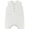 Bamboom Pagliaccetto Estivo Pure in Bambù per Neonato - 3 Mesi - Blu