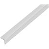 Alberts 489243 Profilo angolare, autoadesivo, alluminio, pallinatura argento, 1000 x 20 x 20 mm