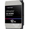 Western Digital WD Ultrastar DC HC555 - Disco rigido - data center - 12 TB - interno - 3,5" (8,9 cm) - SAS 12Gb/s - 7200 rpm - buffer: 512 MB