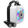 Macchina per Karaoke Bluetooth Ricaricabile Da 10 Watt Con Due Microfoni, Spett