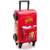 Disney Store trolley per bambini ufficiale Saetta McQueen, Pixar Cars 3, 57 cm, valigia 3D a forma di personaggio, con dettagli stampati e maniglia retrattile