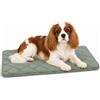 Flamingo cuccia cane - cuscino ortopedico Weimar verde - memory foam antiscivolo lavabile - 55,5x38,5x2cm