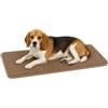 Flamingo cuccia cane - cuscino ortopedico per cane e gatto in memory foam - cuscino rettangolare Webbi beige - adatto per gabbie e trasportini - 85,5 x 51 cm - Flamingo