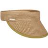 Seeberger Vandalia Visor Visor Visor - Visiera parasole da donna, con ombrello, chiusura in , chiusura in, beige chiaro, Taglia unica