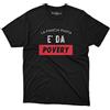 le herisson Maglietta t-Shirt Uomo la Pancia Piatta e da Poveri Regalo Simpatico Scritta Divertente Marito Fidanzato COLLEGA Capo Vari Colori (IT, Testo, M, Regular, Regular, Colore Nero)