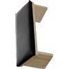 Generico Poggiabraccio Per Nails Tech - Poggiamano Per Lucidatura Delle Unghie Con Design Smussato In Pelle PU In Legno, Supporto Per Comodo E Robusto, Supporto Ergonomico Per Il Braccio | Salone Per