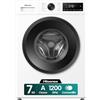 Hisense: Lavatrice slim a libera installazione 1i WF1I7022BWJ2 finitura bianco da 60 cm