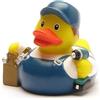 Duckshop I anatra da bagno Monteur I cigolii I L 8 cm I paperella cigolio I regalo meccanico I Presente Collezionista