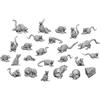 Green Stuff World Per modelli e miniature - Set stampato 3D - Small Rats 3508