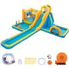 UEV Castello Gonfiabile con Scivolo Gonfiabile Extra Lungo, 590x502x220 cm