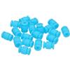 QUARKZMAN Rc Palline in Gomma Anti Vibrazione per Flight Controller Gimbal Rc F4 F7, M3.5x13mm, Ammortizzatori, Accessori per Droni Fai da Te (Blu), Confezione da 36 Pezzi