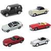 OPO 10 - Set di 6 modellini di Auto tedesche, Scala 1:64, 7,5 cm (3 Pollici), compatibili con: Mercedes e Porsche - Welly LSUP14