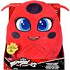 BANDAI - Miraculous - Peluche Tikki con funzioni - Licenza ufficiale - Giocattolo sonoro Kwami Ladybug - Peluche coccinella Tikki Miraculous - Giocattolo per bambini dai 4 anni in su - P50711