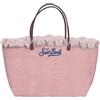 Saint Barth Mc2 Donna Borsa A Spalla CBMF001-Micro Stripes V Cotone Rosso Chiaro Taglia Unica