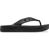 Crocs Donna Classic Platform Flip W Infradito, Black, 41/42 EU