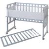 Roba 8961TP-8V230 - Safe asleep 3in1, grigio, stile roba, per tutte le altezze del letto dei genitori, incluso materasso, nido e barriera, unisex