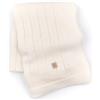 Bamboom Copertina Righe Estiva in Maglia per Neonato 75x100 cm - Panna