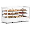 Risto Modello: 983600615232,Vetrina refrigerata da banco 121,9x56,8x68,6h cm vetro dritto 4 lati in vetro bianco 200 lt 0 +12 °C