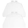 Angoily Copertura Protettiva Trasparente Per Smerigliatrice Angolare 5.12X4.33 Pollici in Plastica Resistente Accessorio Sicurezza Anti-Detriti Protezione Occhi Utensili Elettrici
