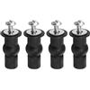 QUARKZMAN 4 set M6 Toilette Sedile Cerniere Viti Cerniera Bullone Viti