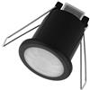 Ledvion - Sensore di movimento da incasso Nero 360° Con Interruttore Crepuscolare Portata di 8M