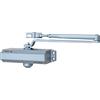 CISA Serie 604 - Chiudiporta a Cremagliera 16047003097 - Chiudiporta con velocità di chiusura Regolabile - Finitura Grigio Alluminio - Per Porte Max 85 kg