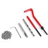 Walfront 30Pz M5 / M6 / M8 Kit di Inserimento per Riparazione del Filo Striato Set di Strumenti di Riparazione a Mano Compatibile(M5)