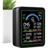 Generico Misuratore Di Qualità 'Aria Per La Casa,Misuratore Portatile Monitor Aria Interna | Sensore Rilevamento Test,Dispositivo Di Test Per Ambienti Domestici