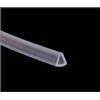 Generico Guarnizione in Gomma Profilo A U Sigillata Guarnizione Striscia Utilizzabile sul Bordo del Tavolo, Trasparente, Lungo 5 Metri, (8mm-7mm) Adatto per spessori 3-4mm