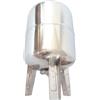 CHM GmbH® Caldaia a pressione verticale a membrana 100 L in acciaio inox max. 6 bar, serbatoio di espansione in piedi