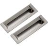 Generic Manico Del Cassetto da 2 Pacchetti Manopole per Porte a Traino, Manopola Del Cassetto Della Maniglia Dell'Armadietto per Alunno Manopola Curva in Lega Curva Maniglia Curva./B/128Mm/5In