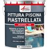 ARCANE INDUSTRIES Vernice per bordo piscina, per piastrelle della piscina - ARCAPOOL - 440-5 kg (fino a 15m² per 2 strati) Bianco