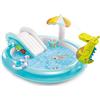 MAC DUE Intex 57165 Play Center Piscina Alligatore Con Spruzzo, 201 x 170 x 84 cm