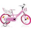 Schiano Bici Bicicletta Pink Love Rosa Taglia 16 Pollici