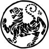 ZCHZCS Adesivo per Auto 18x18 Cm Shotokan Tigre Karate-do Logo Decalcomanie in Vinile Adesivo per Auto Argento Nero