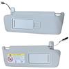 VOALVT Parasole Lato Per VW Per T-Cross Per Passat B8 CC Per E-Golf Per T-Roc 5G0857551 5G0857552 Auto Pannello Parasole Anteriore Specchio Il Trucco Alette Parasole(Gray 1 Pair)
