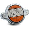AUTOZOCO Tappo radiatore 1.1, tappo radiatore, coperchio del radiatore refrigerante 1.1, coperchio sovrappressione radiatore, tappo radiatore auto, alta compatibilità, alluminio, gomma, argento