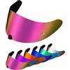 PSLER Visiera per Exo R420(NON compatibile con R520) - Visiera Colorata Accessori per Casco da Moto Ricambio(Rosso Rosa)