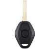 Topone1 Lama di Taglio Chiave Dell'automobile Caso Per BMW E38 E39 E46 EWS Sistema 3 Tasti Remote Fob Caso Chiave Dell'automobile Shell Copertura Keyless Fob