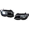 Generic Gruppo fari dinamici a LED completo per VW per Tiguan L 2017-2020 | Coppia di fari di ricambio completa sinistra e destra