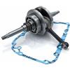 LG-MOTORS POWER ENGINEERING 0906707A + 100690032 - ALBERO MOTORE TIPO OEM CON CUSCINETTI E GUARNIZIONE PER SH 125 4T LC 2001-2012 SH 150 4T LC 2001-2012 CHIOCCIOLA 125 LC dal 2000 CHIOCCIOLA 150 LC PES INJECTION 125