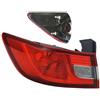 GV-ZONE Fanale posteriore sinistro esterno sinistro montaggio fanale posteriore fanale posteriore lato conducente luci posteriori compatibili con Renault Clio IV 2015 2016 2017- VT1584L