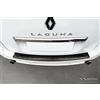 Avisa Protezione paraurti Posteriore in Acciaio Inox Nero Compatibile con Renault Laguna III Grandtour 2007-2015 'Ribs'