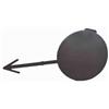 Generico Copri Gancio Traino Paraurti Anteriore Compatibile Per 207 Modello Dal 04/2006-05/2009 Codice Originale 7414PY