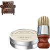 Generic Luxgrove - Salve per pelle Luxgrove, set di pennelli e balsamo per mobili in pelle, per riparazioni in pelle, legno, pelle e mobili (1 pezzo)