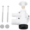 Briny River RV 385314349 - Kit di montaggio valvola dell'acqua per WC, compatibile con Dometic Pedal Flush 706 Sealand