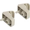 Generico Gancio per aletta parasole per auto 2 pezzi supporto per gancio per visiera parasole per interni auto 735411088 per Fiat Grande Punto Parte auto
