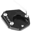 XBHGSY Estensione Cavalletto Moto Adattarsi for Honda CB 650R CB650R 2019-2022 CB 650 R Accessori motociclistici Supporto for estensione laterale del piede del gate Piastra Cavalletto Moto (Color : Noir)