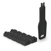 Lindy Bloccaporta con chiave Lindy RJ-45 ABS Nero 10pz [47891]